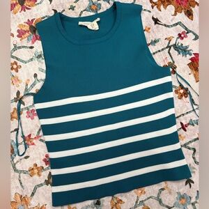 Happily Grey Teal Striped Tank